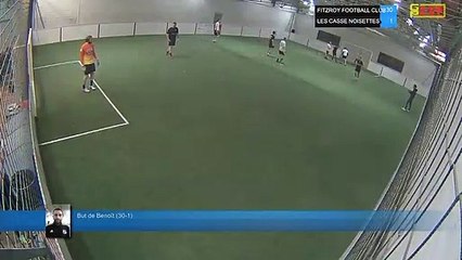 But de Benoît  (30-1) - FITZROY FOOTBALL CLUB  Vs LES CASSE NOISETTES  - 18/03/19 21:00 - LIGUE 4