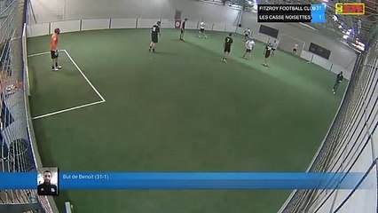 But de Benoît  (31-1) - FITZROY FOOTBALL CLUB  Vs LES CASSE NOISETTES  - 18/03/19 21:00 - LIGUE 4