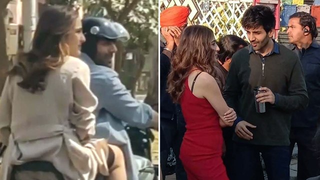Sara Ali Khan Enjoys Bike Ride With Kartik Aaryan! Gets Trolled For Not Wearing Helmet