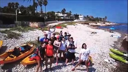 Excursion en kayak  a la cova tallada Dénia.