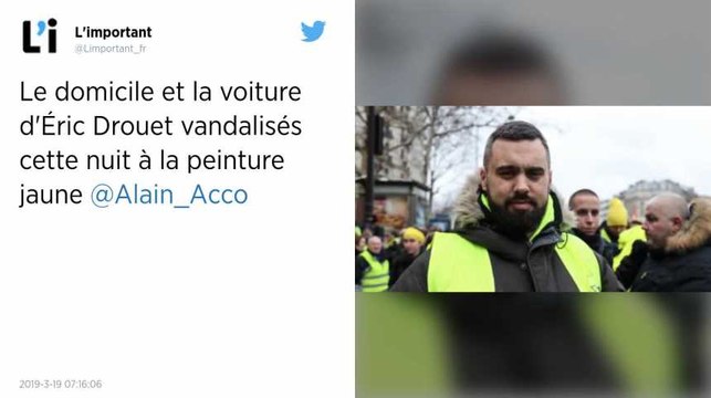 Gilets jaunes : le pavillon d'Eric Drouet, en région parisienne, vandalisé