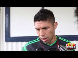 Oribe Peralta confía en ganar el partido ante Nueva Zelanda