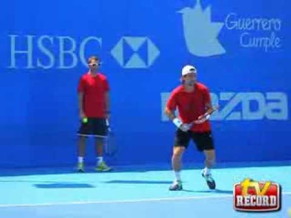 Entrenamiento David Ferrer