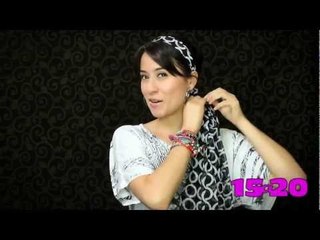 Tutorial: Adorna tu cabello con una mascada