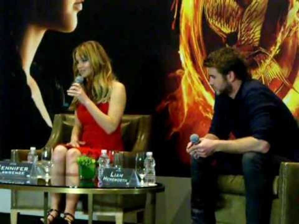 Jennifer Lawrence y Liam Hemsworth en México