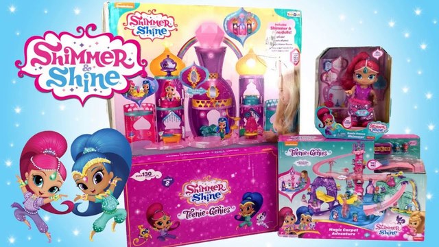Shimmer and Shine Haul Magical Light Up Palace Genie Dance Teenie Genies Magic Carpet || KTB