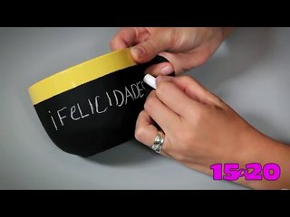 Tutorial: haz tu propia taza con pintura de pizzarrón ¡Decórala como tú quieras!