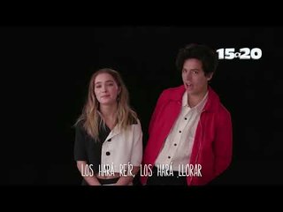 #ADosMetrosDeTi con Cole Sprouse y Haley Lu Richardson