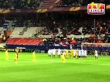 Color del Sevilla vs Villarreal con Mariana Zacarías