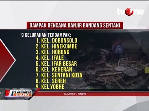Dampak Bencana Banjir Bandang Sentani