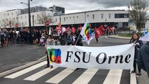Manifestation intersyndicale départementale dans l’Orne