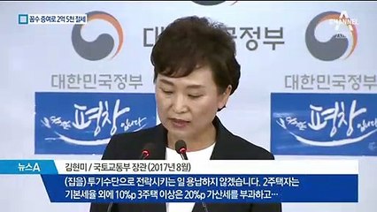 최정호, 딸에 아파트 증여로 2억 5천만 원 절세