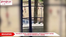 Troubles dans l’enseignement- Affrontement entre élèves et forces de l’ordre