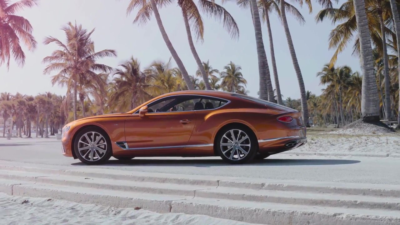 Bentley Continental GT V8 Coupe Preview in Orange Flame