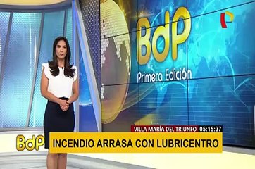 VMT: incendio reduce a cenizas puesto de auxilio mecánico