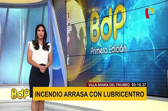 VMT: incendio reduce a cenizas puesto de auxilio mecánico