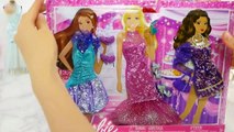 La princesse Raiponce Elsa Cendrillon Poupée Barbie Robe de Partie de Princesse Barbie Gaun Princesa Vestido