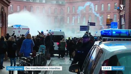 "Gilets jaunes" : des manifestations interdites à Bordeaux, Paris et Toulouse
