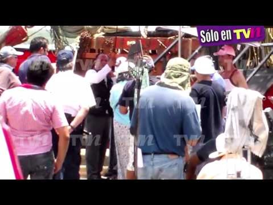 Detras de cámaras de 'La Tempestad'
