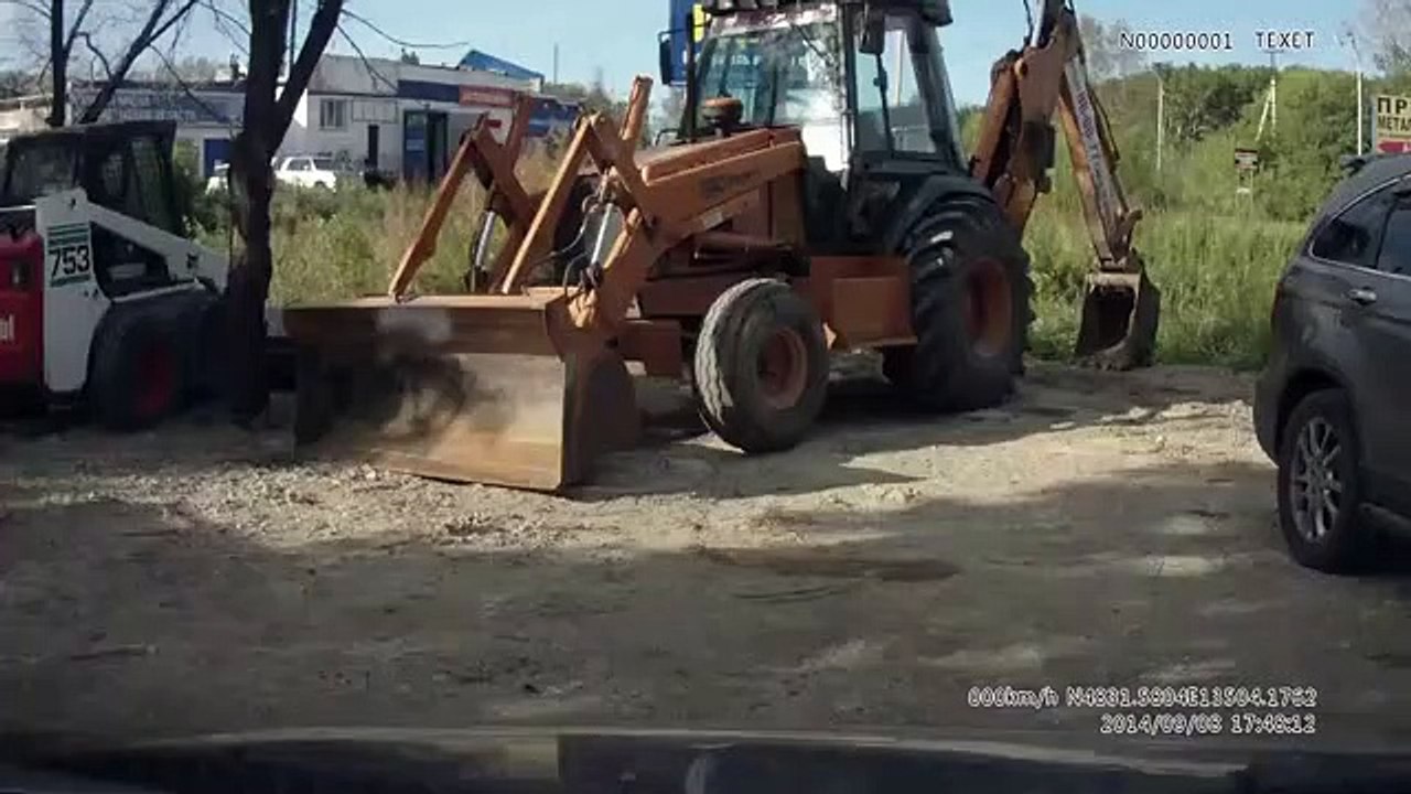 Confused biker almost kills self