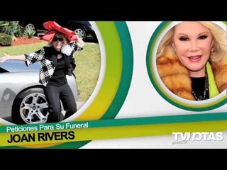 Carmen Campuzano Lección,Karla Pineda Foto,Thalía Posible Regreso TV,Joan Rivers Peticiones Funeral.