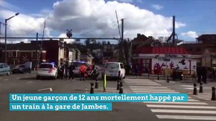 Drame à Jambes: un jeune garçon de 12 ans tué par un train en traversant les voies