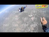 Sergio Mayer Mori sigue los pasos de su papá, se aventó de un paracaídas ¡a 4 mil metros de altura!