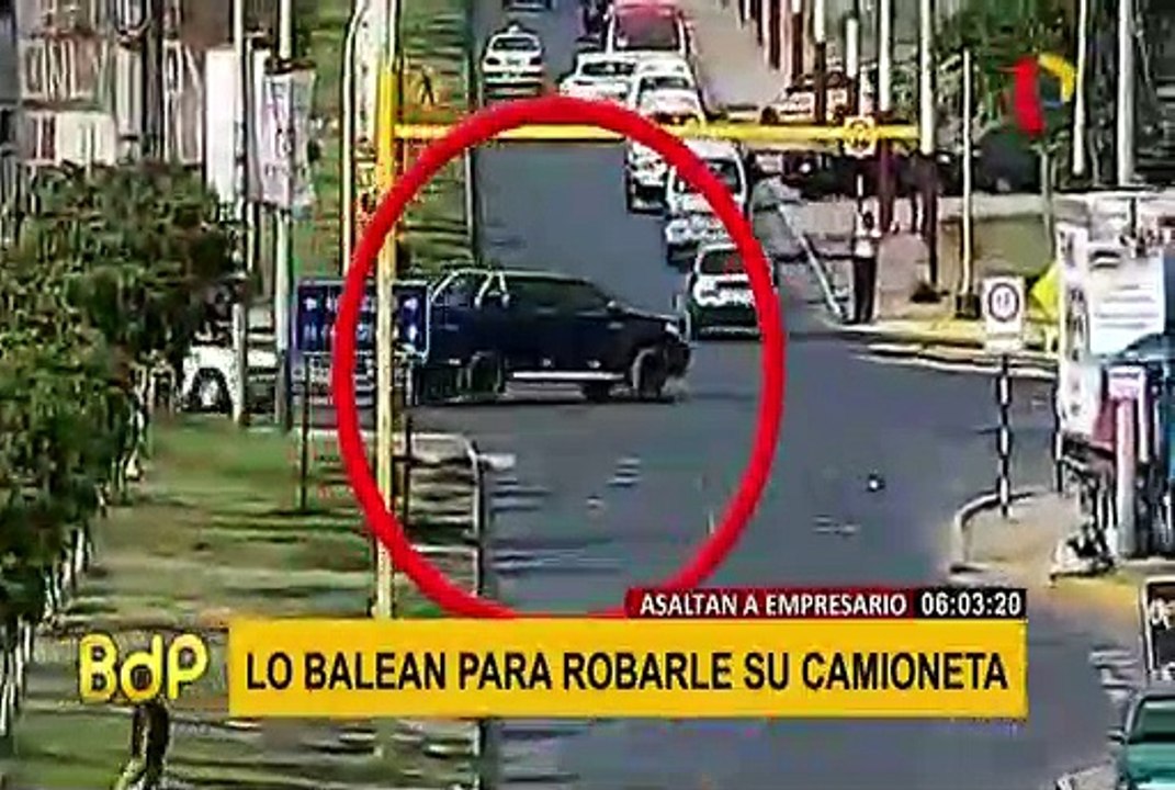 Los Olivos: asaltan a empresario y lo balean para robarle su camioneta