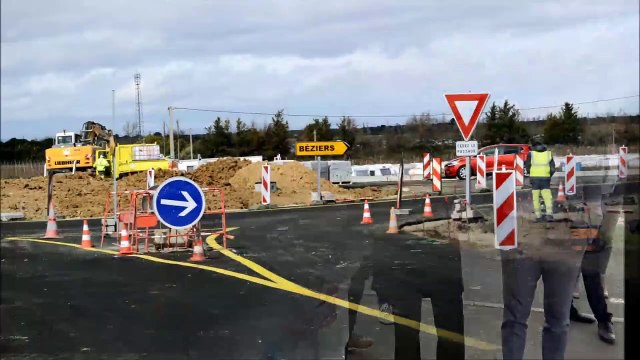 Portiragnes : le giratoire du Puech est presque achevé