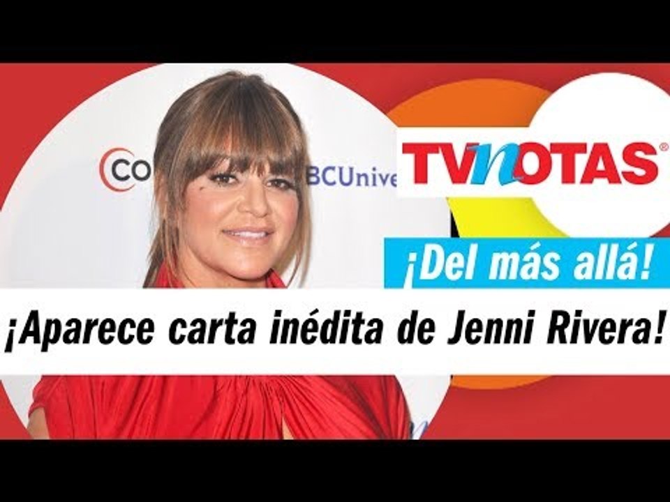 ¡Sale a la luz polémica carta que escribió Jenni Rivera antes de morir!