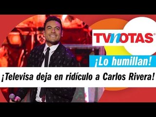 Programa de Televisa deja mal parado a Carlos Rivera al ¡hacer el ridículo en plena transmisión!