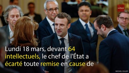 ISF : face aux intellectuels, Macron se dit prêt à « conditionner » la réforme