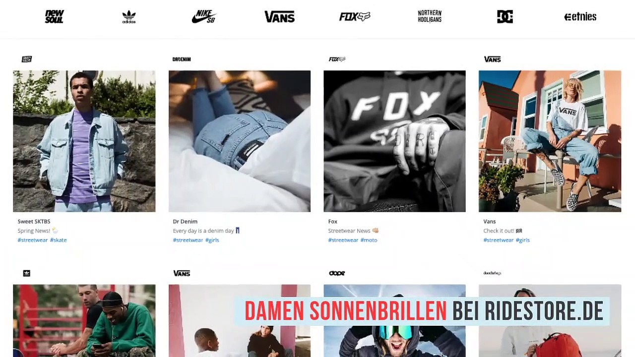 Damen Sonnenbrillen bei Ridestore