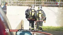 Draguignan : un immeuble ravagé par les flammes