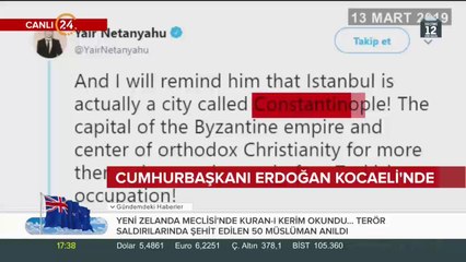 Yeni Zelanda'da yaşanan hunhar saldırıyı gündeme getirdi