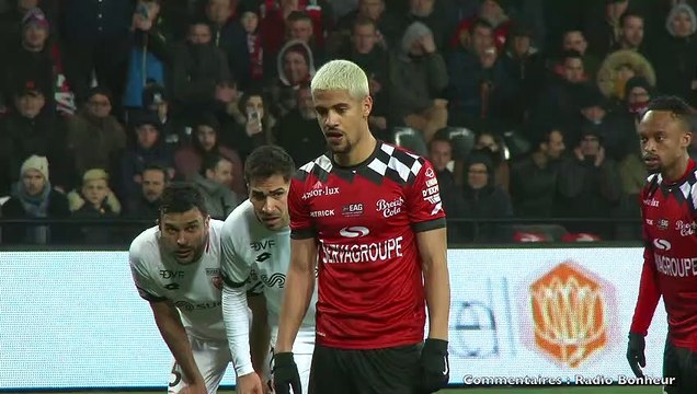 Le pénalty transformé par Ludovic Blas face à Dijon avec les commentaires de Radio Bonheur