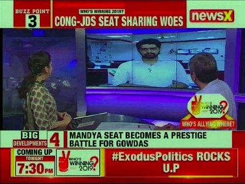 Lok Sabha Elections 2019: JDS-Congress Puts up a Brave Front over Seat Sharing; Who's Winning 2019