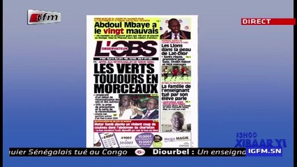 REPLAY - Revue de Presse - Pr : MAMADOU MOUHAMED NDIAYE - 19 Mars 2019