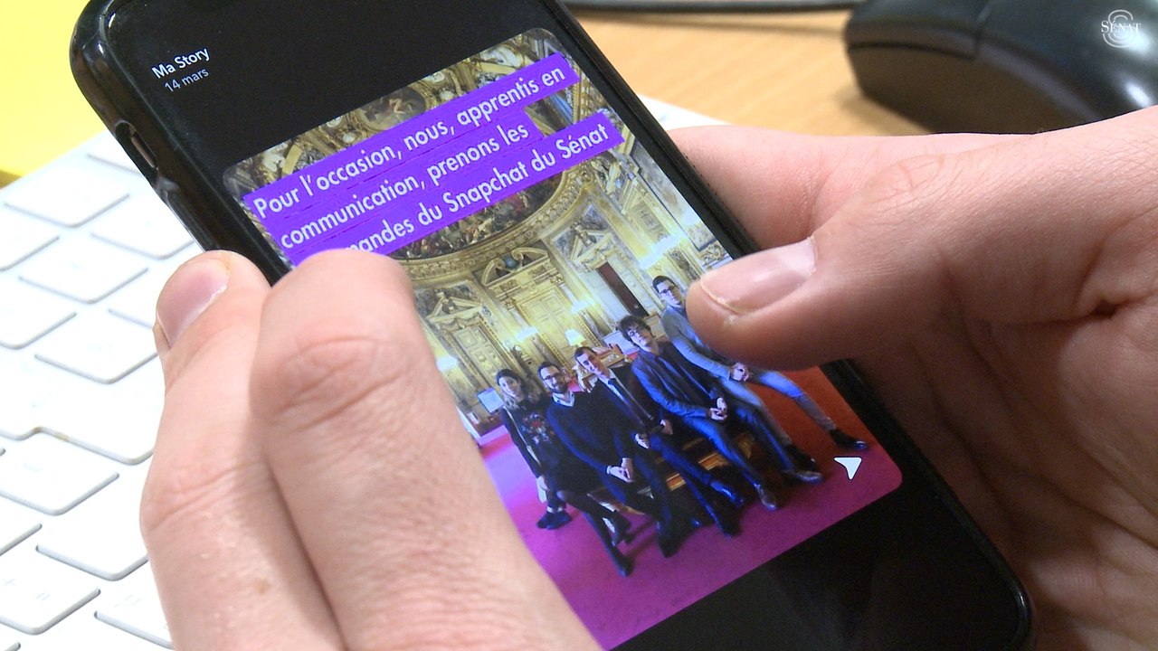 [19es Rencontres sénatoriales de l'apprentissage] Des apprentis aux commandes des réseaux sociaux du Sénat