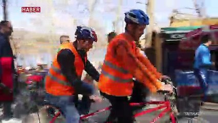 ''Eşpedal" ile özgürlüğe pedal çeviriyorlar