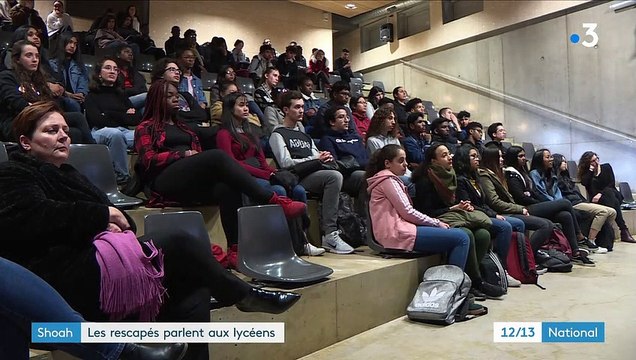 Shoah : des rescapés racontent l'enfer des camps à 5 000 lycéens