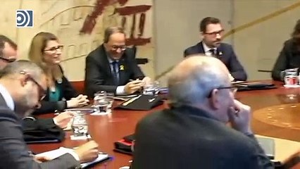 Torra ignora a la JEC y mantendrá el lazo amarillo de la Generalidad