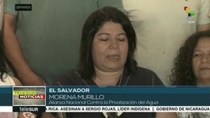 El Salvador: Congreso pretende privatizar derecho al agua, denuncian