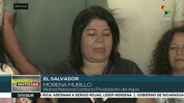 El Salvador: Congreso pretende privatizar derecho al agua, denuncian