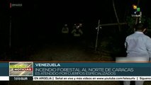 Autoridades venezolanas controlan incendio en el Waraira Repano
