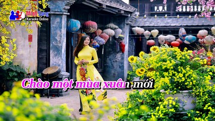 Karaoke - Mùa Xuân Ơi - Mừng Xuân 2019 - YouTube