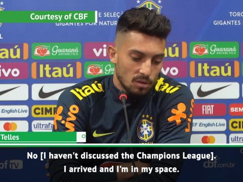 'Shy' Telles hasn't discussed Champions League quarter-finals with Liverpool's Brazilians
