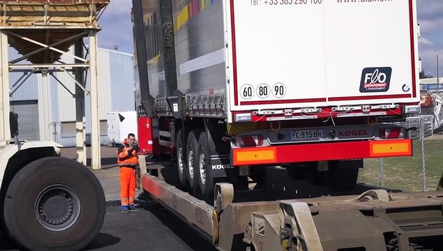 MACON-INFOS : Des semi-remorques Alainé mises au train