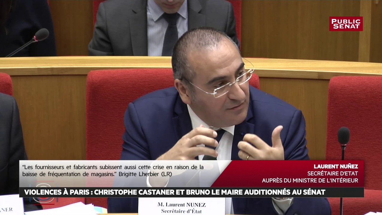 Audition: "Le black bloc, c’est un mode opératoire "  explique Laurent Nunez