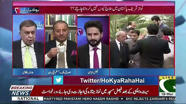 Shahbaz Sharif,Hamza Shahbaz Ye Shikwa Kartay Nazar Arahay Hain Kay Hamein Nawaz Sharif Say Mulaqat ..-Faisal Abbasi To Arif Nizami